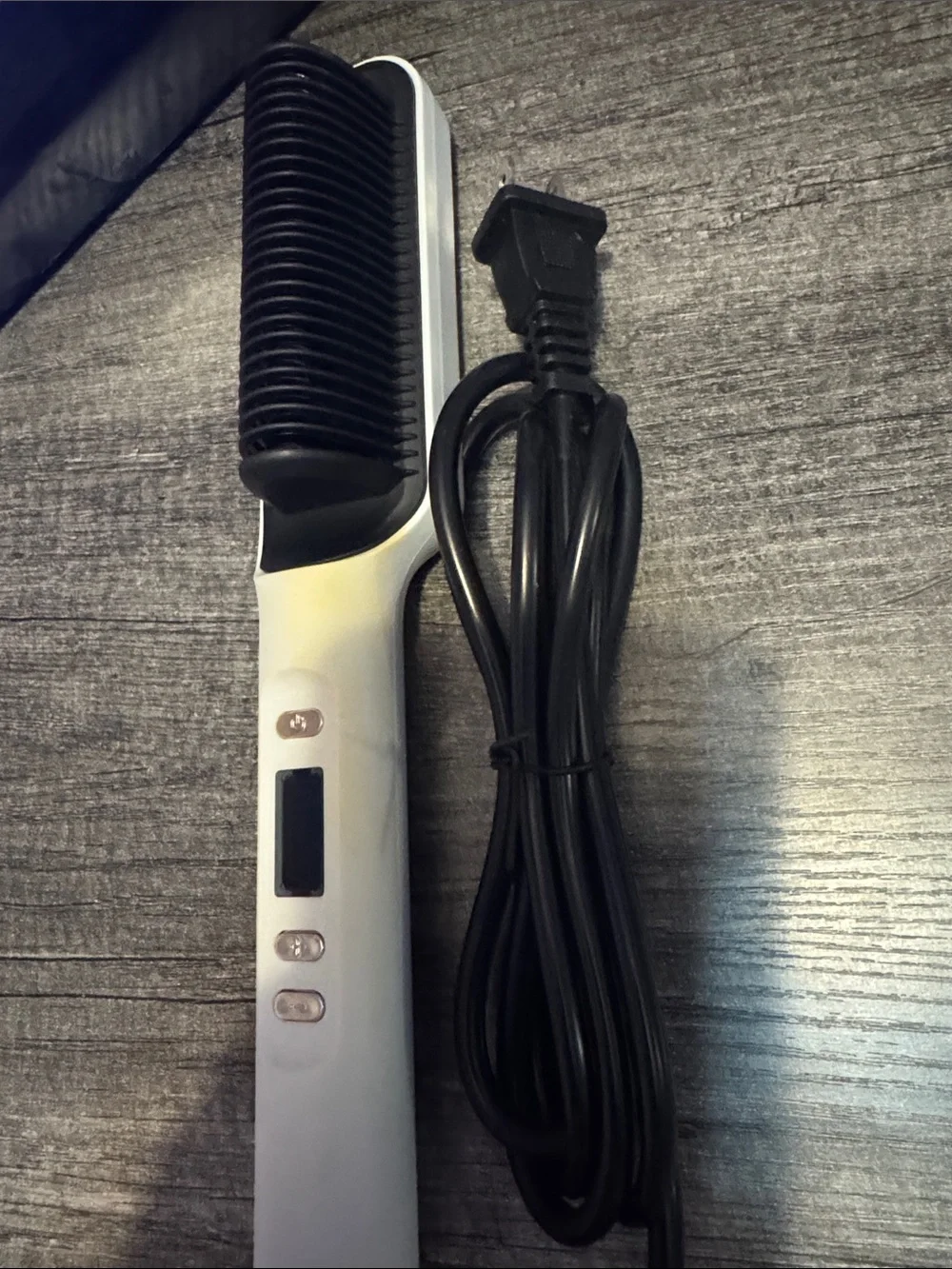 Hair Stylist Hair Straightener - White with Gold Accents